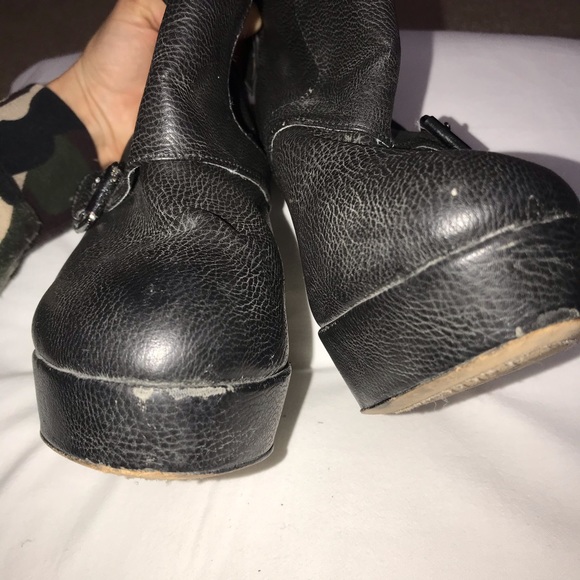 Charles David Black Buckle Bootie - Picture 8 of 9